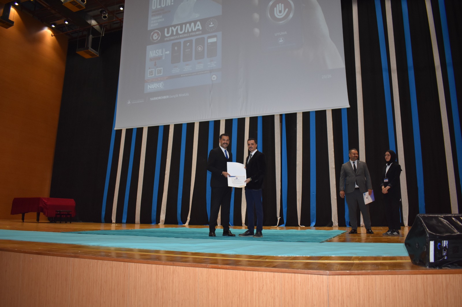 Narko gençlik Madde Bağımlılığı ile Mücadele Eğitimi verimli bir şekilde tamamlandı.